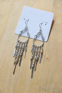 Image 4 of Labradorite Sterling Silver Chandelier Earrings