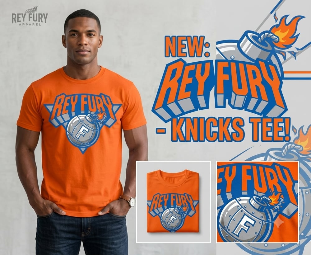 Image of Rey Fury Knicks Chip Tee
