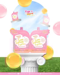 Image 1 of You Glow Babe - BEAUTY WHITE SUNSCREEN SPF50 - 2pck/50g