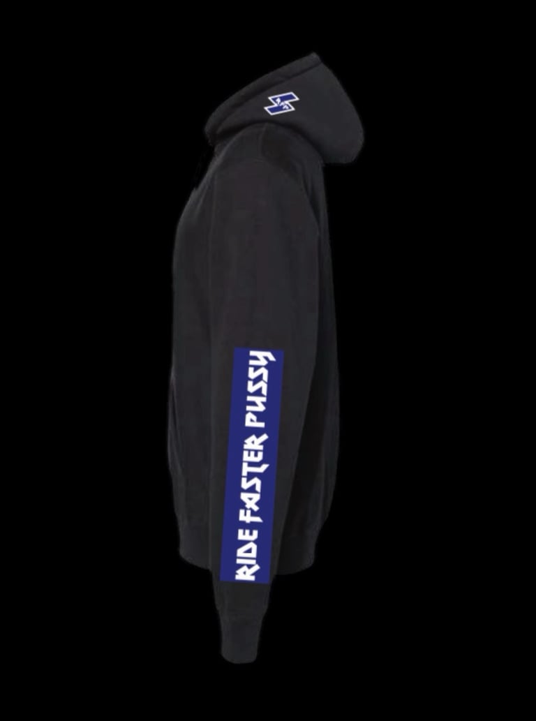 OG BLue and White Legend 13.5oz Hoodie CUH! Image 2