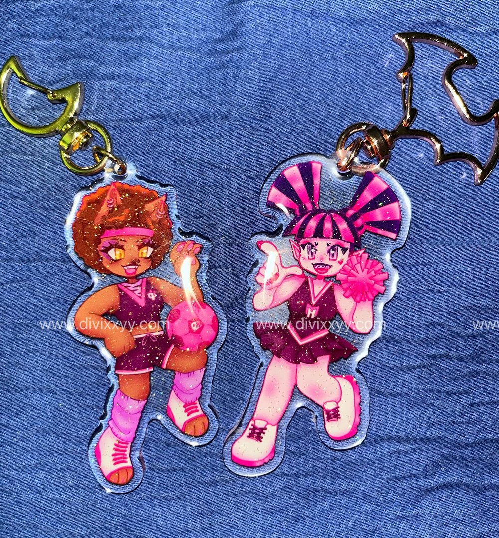 Clawdeen "Scream Soccer" Charm