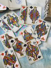 Image 3 of Jeu de 51/52 cartes de Grimaud ancien, tamponné de 1890, tranche dorée édition exceptionnelle. 
