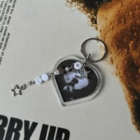 the weeknd photo keychain
