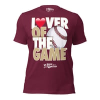 Image 1 of LOTG College Baseball Unisex T-shirt (Garnet & Gold)