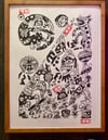 18x24 sumi ink painting 2021