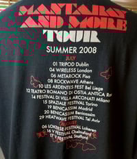 Image 8 of Siouxsie MANTARAY 2008 Summer TOUR T Shirt Siouxsie and The Banshees Size XL