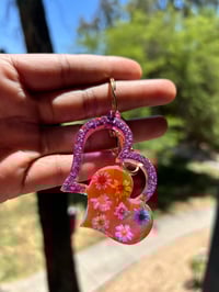 Image 2 of Double Heart Keychains 