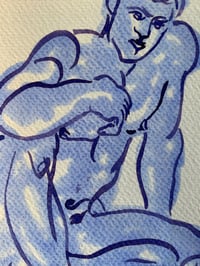 Image 3 of Watercolour ~ Blue Boys XIII