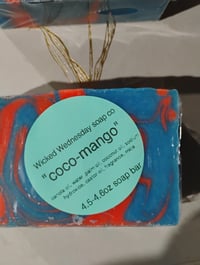 Image 2 of "coco-mango" cold processed soap bar