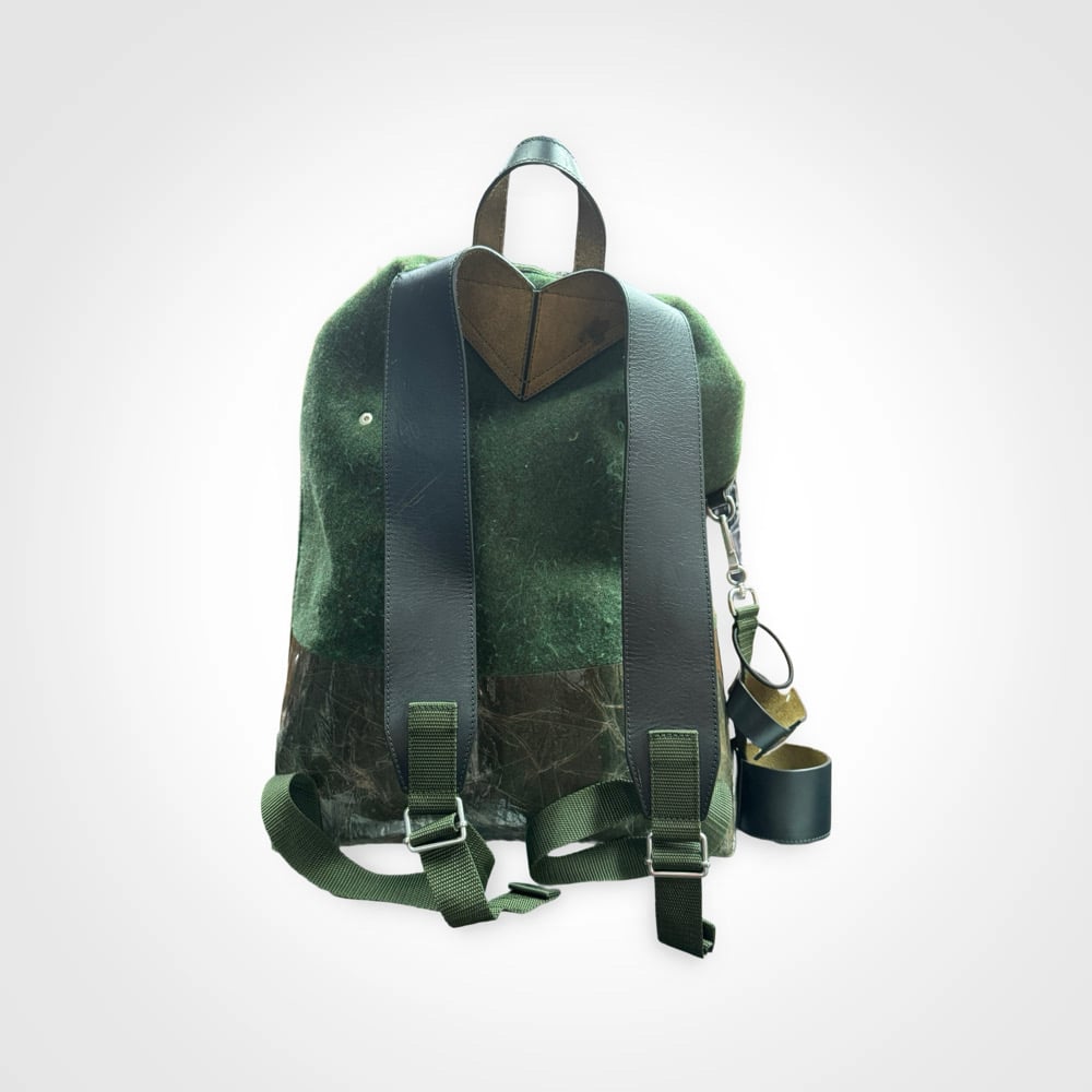 Image of Maison Margiela Wet Felt Army Backpack