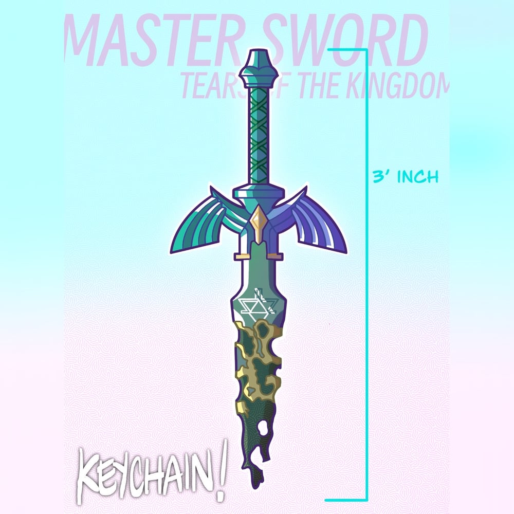 Image of Decayed Master Sword Keychain