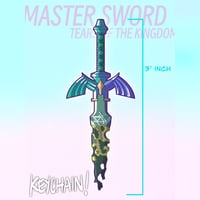 Image 2 of Decayed Master Sword Keychain