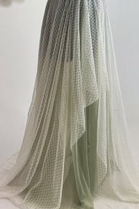 Image 3 of Photoshooting tulle dress Abriana | size S-M| sage and ecru