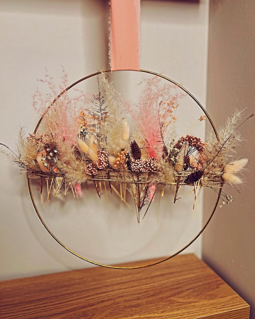 Dried Flower Hoops 