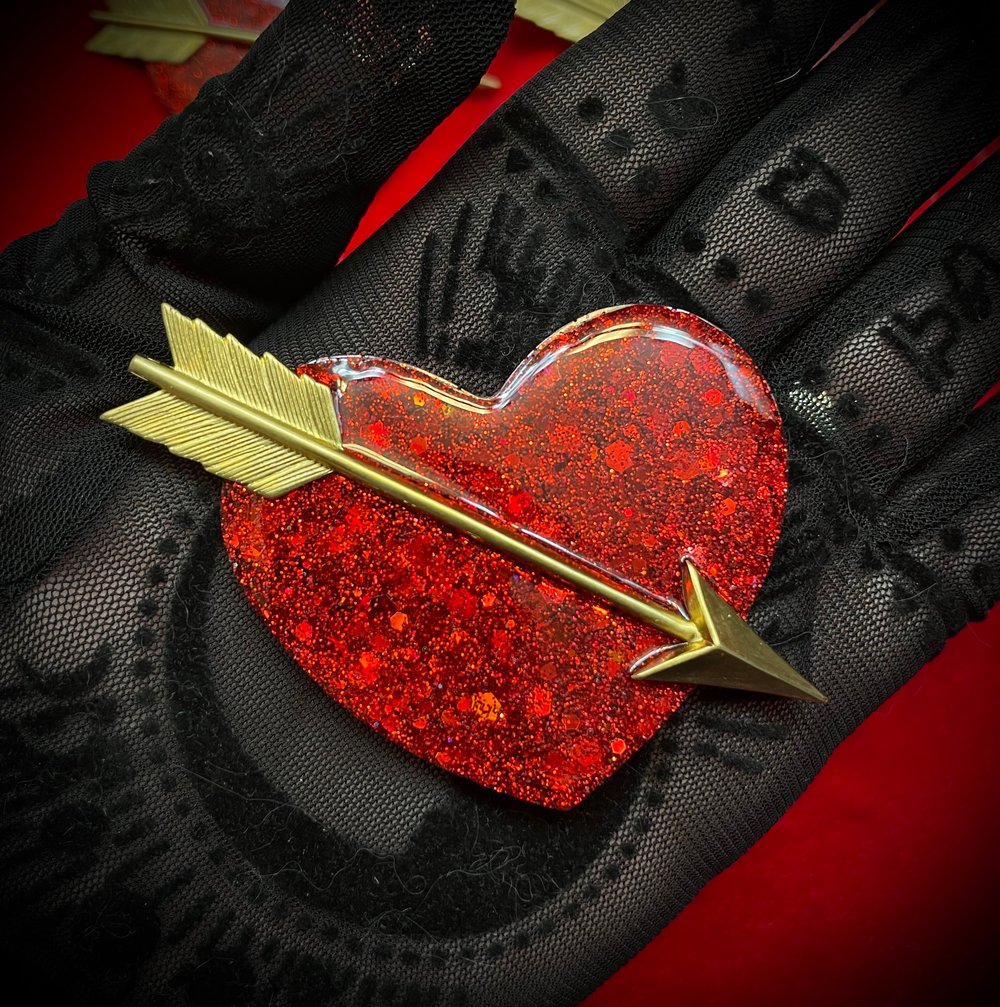 Valentine Heart Brooch 