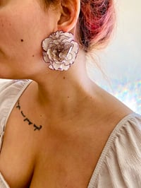 Image 3 of 🤍White Carnations🤍 Studs