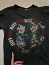 late 70s KISS concert tour tee t shirt