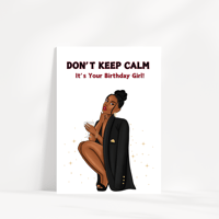 Image 3 of Don’t Keep Calm Birthday Card