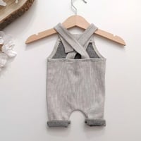 Image 2 of Newborn boys romper Dylan | stripes