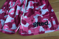 Image 2 of Pink Camo LIFTED Mesh Shorts