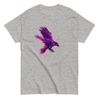 Image 11 of Unisex classic tee, Iridescent Purple Raven Crow Mystical Tee