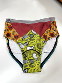 Image 1 of XL Scrappy High Rise Cheeky Undies READY TO SHIP