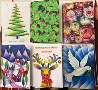 Set of 6 Christmas Cards 