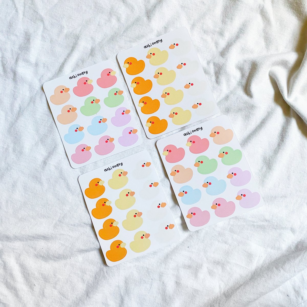 Ducky stickers | Ashionery