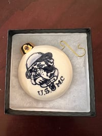 Ornament 5 USMC bulldog