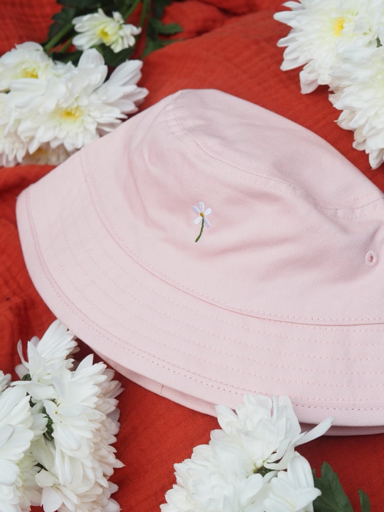 Image of Baby Pink Bucket Hat JUNIOR 