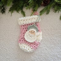 Image 3 of Pink Fold over Stocking Small & Large