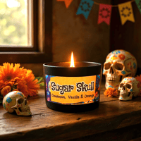 Image 3 of Sugar Skull Candle