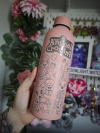 Image 1 of Botella rosa pastel Animal Crossing