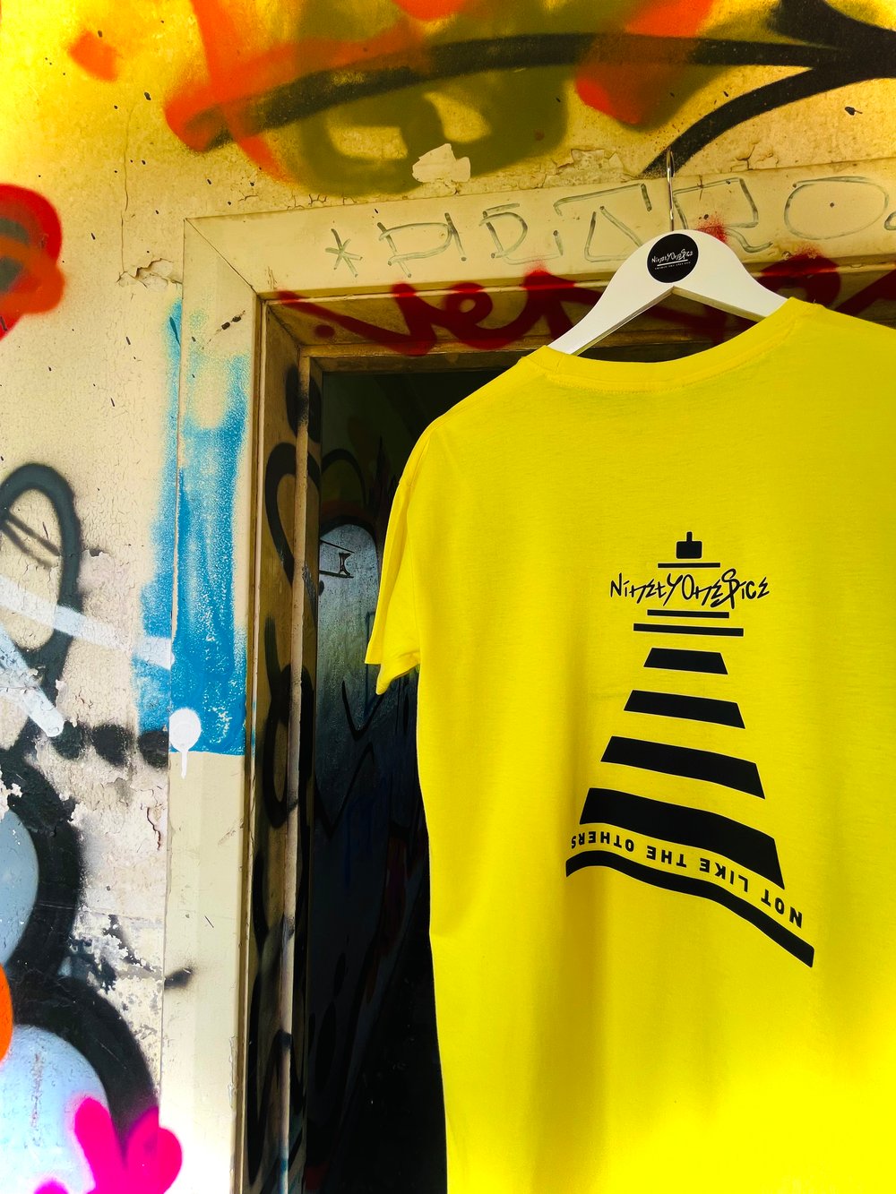 Image of Yellow Lighthouse Sketch Tee