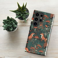 Image 1 of Boho Nature Cottagecore Inspired Fox Among Mushrooms Tough case for Samsung®