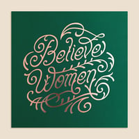 Image 2 of Believe Women Print