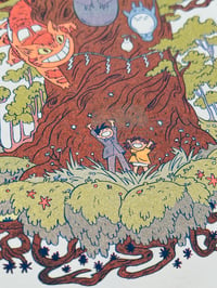 Image 4 of Small 'The Spirit Totoro' Risograph Print 