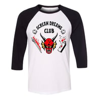 Hellfire X Scream Dreams Club Raglan T- Shirt 