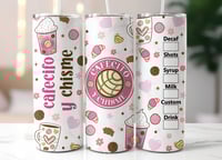 Cafecito y Chisme tumbler