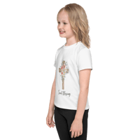 Image 3 of Kids girl crew neck t-shirt (Sweet Blessings)