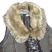 Image 3 of Axes Femme fur collar dress