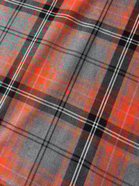 Orange and Grey Tartan