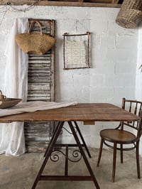 Image 2 of La table campagne sur tréteaux 