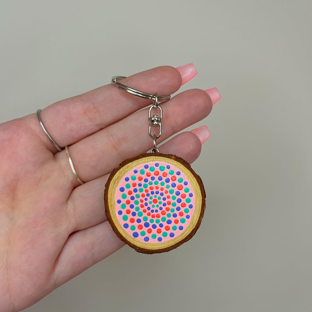 Image of mandala keychain