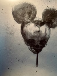 Image 2 of ‘FOETAL MOUSE I’ [ Unique Print - { 1/1 } ] - Hand Embellished Museum Archival Print