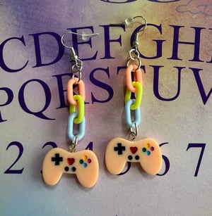Image of Game Controller Pride Earrings