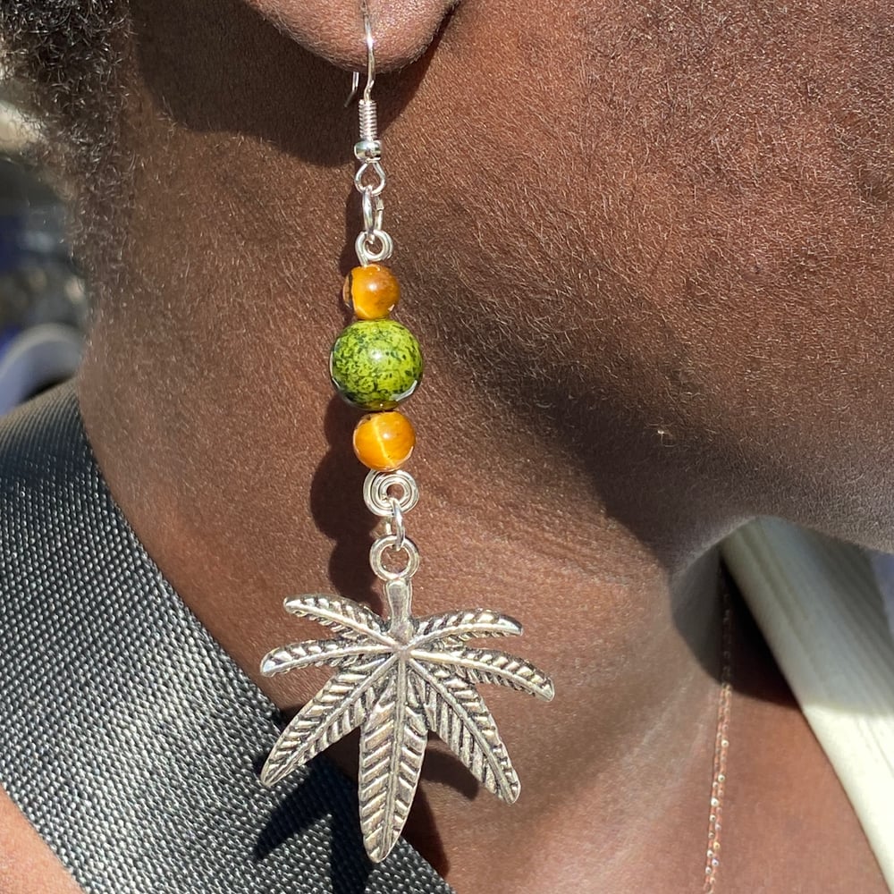 Image of bubba kush earrings 