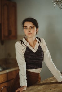 Image 3 of Knitting Pattern - Napanee Halter