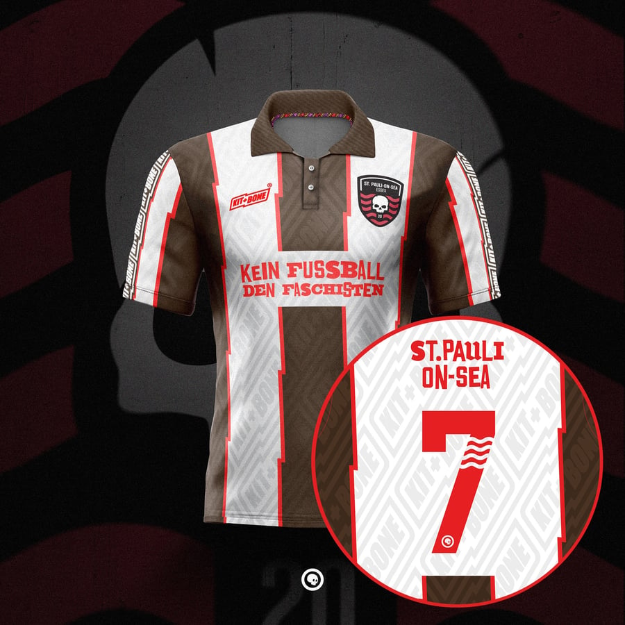 Image of St Pauli On-Sea Home Shirt - Short Sleeves 7