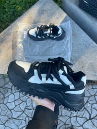 Image 2 of MENS BLACK ICON TRAINERS